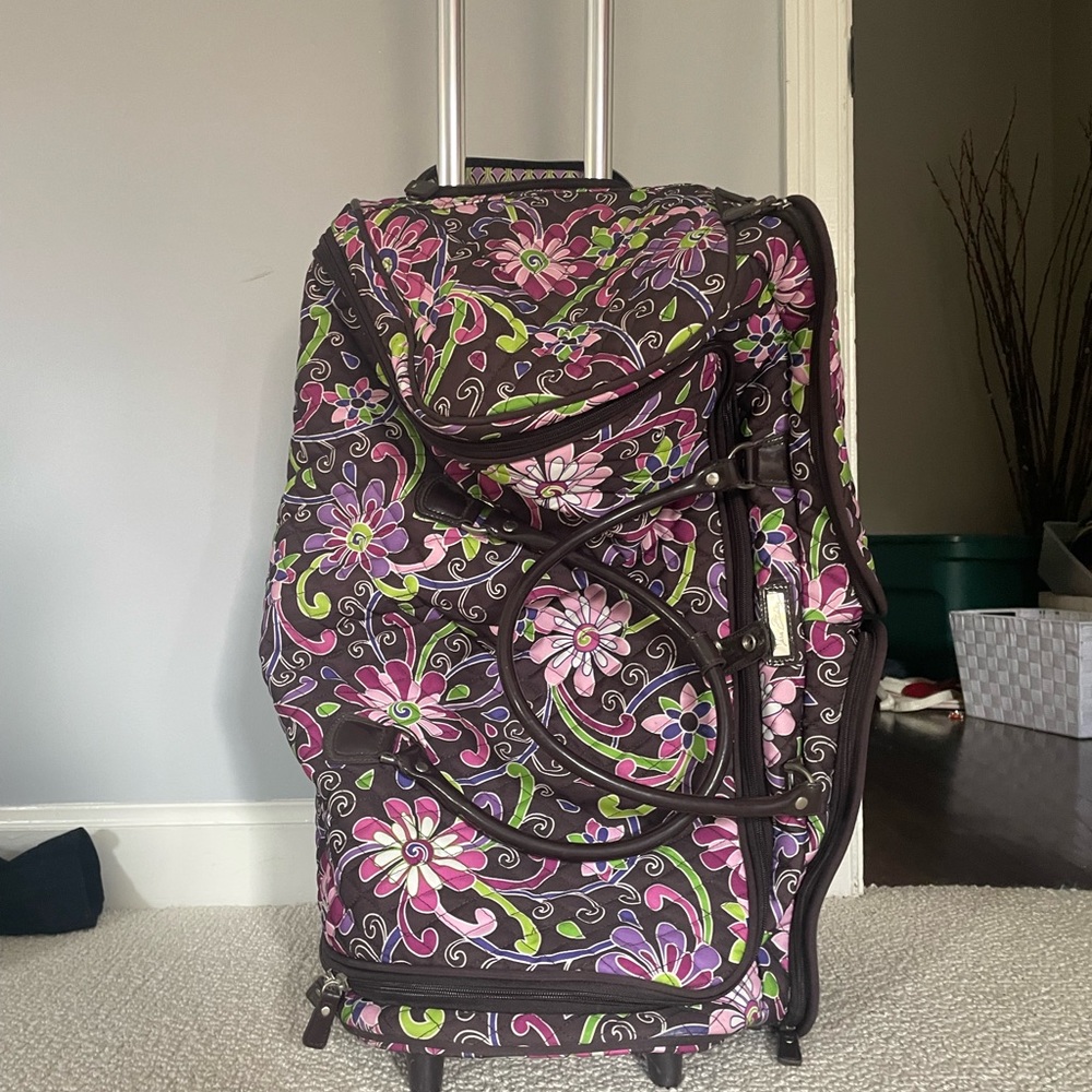 Vera Bradley rolling duffle